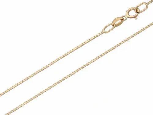 Złoty łańcuszek 585 splot kostka 50cm chrzest 1,84 Komunia Św pamiątka 14K na Arena.pl