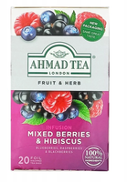 Ahmad Tea Herbata owoce leśne Mixed Berries & Hibiscus 20 torebek