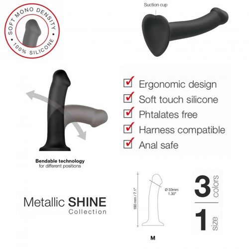 Dildo Mono Density Metallic Shine Old Rose M na Arena.pl