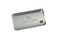 Zapalniczka z grawerem, logo srebrna 10 szt.