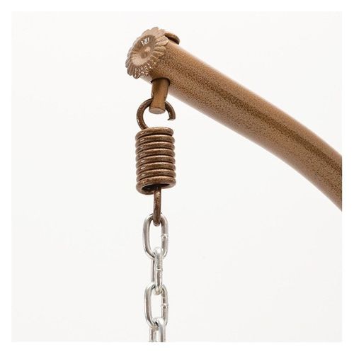 Fotel wiszący huśtawka kokon z poduszkami w pasy KR28 na Arena.pl