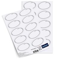 20x Etykiety Samoprzylepne Naklejki Uniwersalne na Przetwory Słoiki Butelki