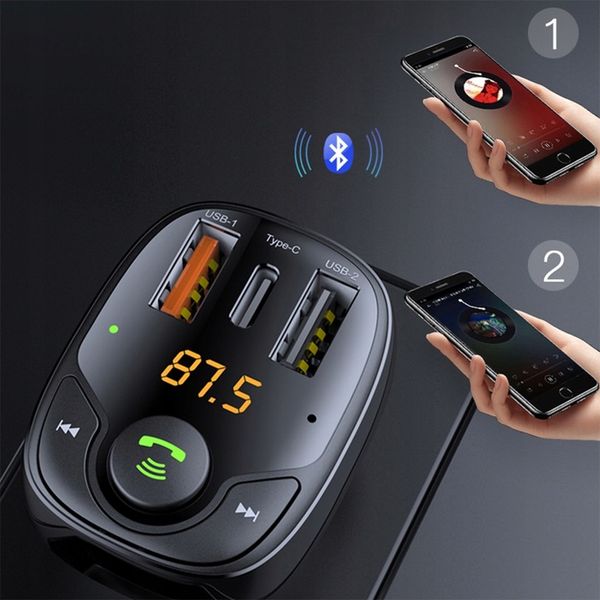 ROCK ŁADOWARKA SAMOCHODOWA DO SAMOCHODU AUTA TRANSMITER BT BLUETOOTH FM zdjęcie 10