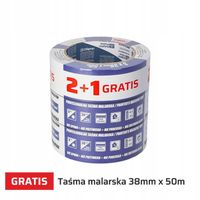 Taśma malarska Blue dolphin 38x50m 2+1 GRATIS 60662