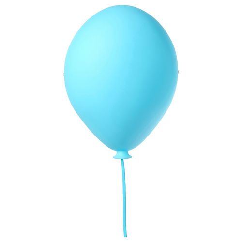 IKEA DROMMINGE Lampa ścienna balon, niebieski na Arena.pl