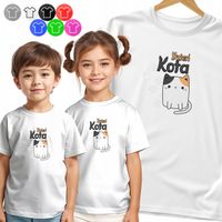 KOSZULKA DZIECIĘCA - NA DZIEŃ KOTA DNI SZKOLNE PRZECZKOILNE KOT - 158 XL
