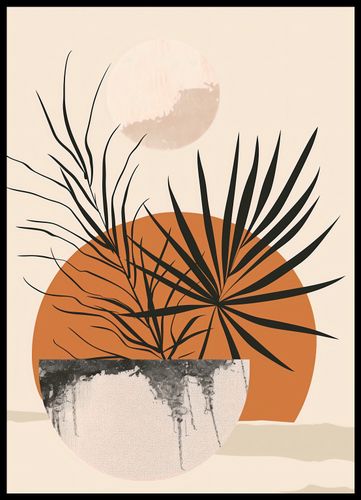 Plakat 50x70cm Palmowy Zachód na Arena.pl