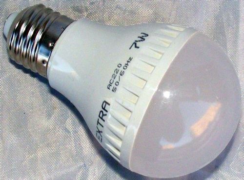 PROMOCJA! ŻARÓWKA LED E-27 7W CIEPLA BIAŁA W-Wwa na Arena.pl