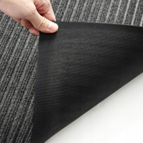 Wycieraczka mata do butów pod drzwi prążkowana szara zewnętrzna 120 x 180cm na Arena.pl