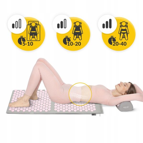 MATA DO AKUPRESURY 4FIZJO Z KOLCAMI + PODUSZKA zdjęcie 6