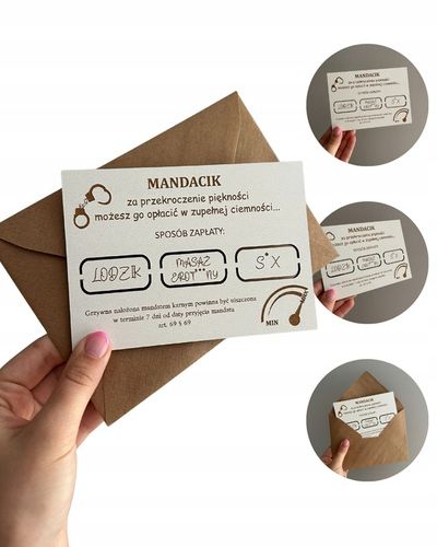 MANDACIK ZA PRZEKROCZENIE PIĘKNOŚCI zabawny prezent dla dziewczyny na Arena.pl