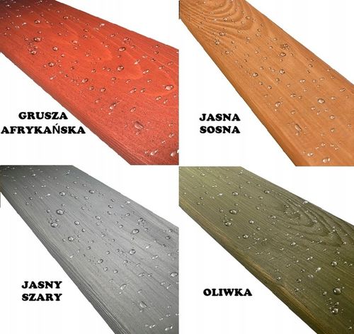 IMPREGNAT farba do drewna 5l Z WOSKAMI, 20 KOLORÓW M&M hydrofobowy na Arena.pl