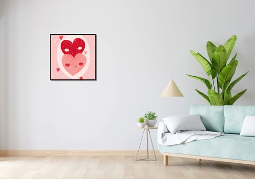 Plakat 60x60cm Ciepło Serca na Arena.pl