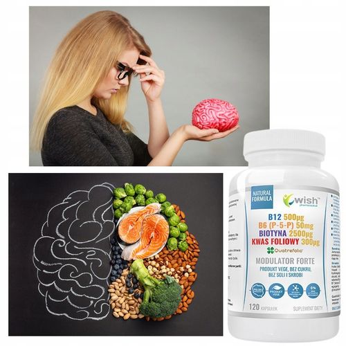 MODULATOR FORTE B12 B6 BIOTYNA KWAS FOLIOWY 120kap na Arena.pl