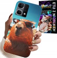 ETUI DO OPPO RENO7 4G - SŁODKA KAPIBARA, CAPIBARA CASE + SZKŁO