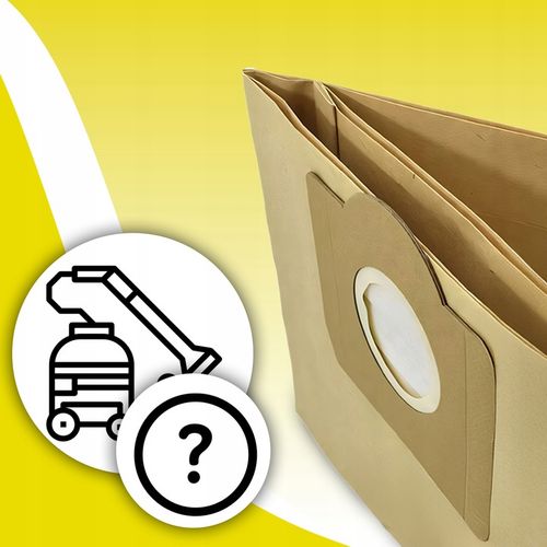 10X WORKI + FILTR DO ODKURZACZA KARCHER WD3 MV3 WD2 SE 4001 K2000 PAPIEROWE na Arena.pl