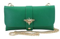 Torebka kopertówka na łańcuszku - Zielona jasna