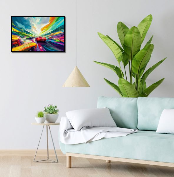 Plakat 60x40cm Wyścig Przy Barwach zdjęcie 4