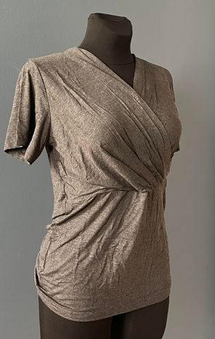 Topik Ciążowy Sosolism, Idealny do Karmienia, Ciemno-Szary, Rozmiar L na Arena.pl