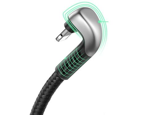 Kabel Baseus U-Shaped Game Cable USB - Lightning 1m 2.4A black na Arena.pl