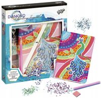Totum Pamiętnik Diamentowy notes haft mozaika diamentowa dla dzieci paw