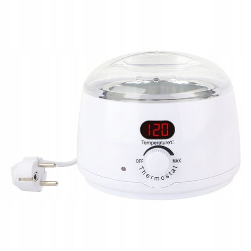 Zestaw do depilacji PODGRZEWACZ 5x wosk twardy LED wyświetlacz 500ml na Arena.pl