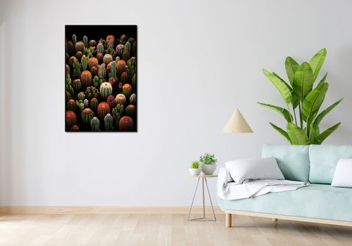 Plakat 68x101cm Ogród Kaktusów na Arena.pl
