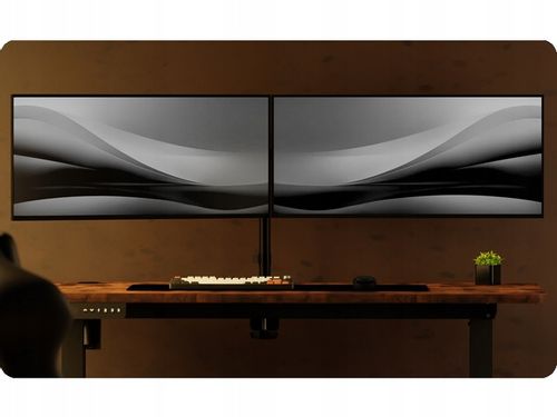 Uchwyt na 2 monitory LEVANO SYSTEM M2 PIVOT do 9KG VESA 100x100 na Arena.pl
