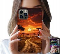 ETUI DO IPHONE 12 PRO MAX - SAFARI AFRYKA ZACHÓD SŁOŃCA PIĘKNE WIDOK