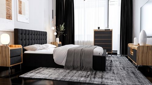 SZAFKA NOCNA N9 KOMODA STOLIK NOCNY CRAFT ZŁOTY na Arena.pl