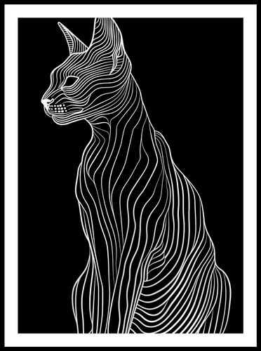 Plakat 50x70cm Minimalny Kontur na Arena.pl