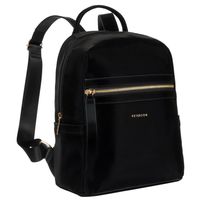 elegancki plecak damski ze złotymi okuciami - peterson