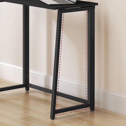 Biurko Komputerowe MAX 1.0 - czarne / nogi czarne na Arena.pl