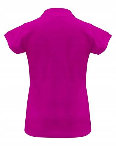 KOSZULKA POLO damska POLÓWKA bawełniana JHK POPL-200 fuksja FU r. M na Arena.pl