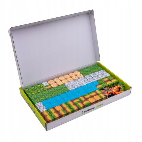 Magnetyczne klocki kostki budowlane modułowe konstrukcyjne 3d 114 elementów na Arena.pl