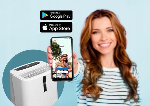 Klimatyzator przenośny ENVA 3,5 kW 4w1 WiFi osuszacz 56l/24h pompa ciepła na Arena.pl