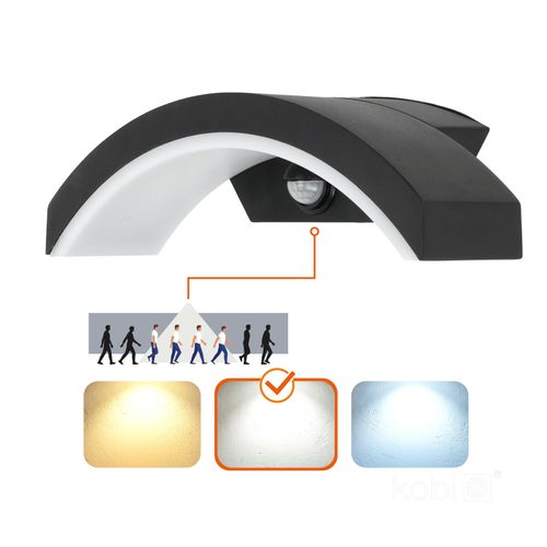 kinkiet ogrodowy led ome 10w 4000k lx ip54 czarny na Arena.pl