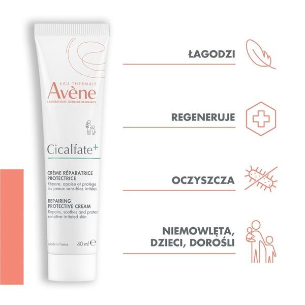 Avène Cicalfate+ 40 ml regenerujący krem ochronny zdjęcie 3