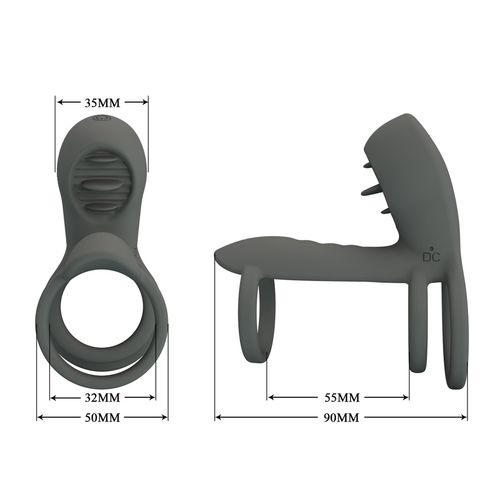 Pretty Love - Master Ring, 12 Vibration Functions 12 Licking Settings Memor na Arena.pl