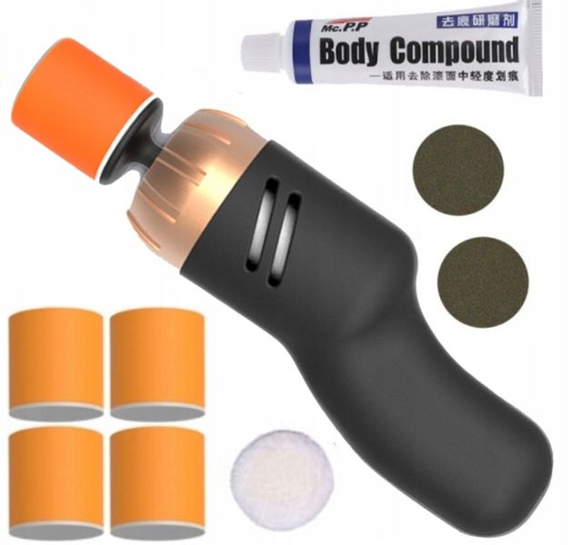 ZESTAW SAMOCHODOWY TAŚMA DO PROGÓW I MINI POLERKA zdjęcie 4