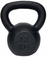 Kettlebell 12kg kettle żeliwny odważnik hantel kula do ćwiczeń CROSSFIT