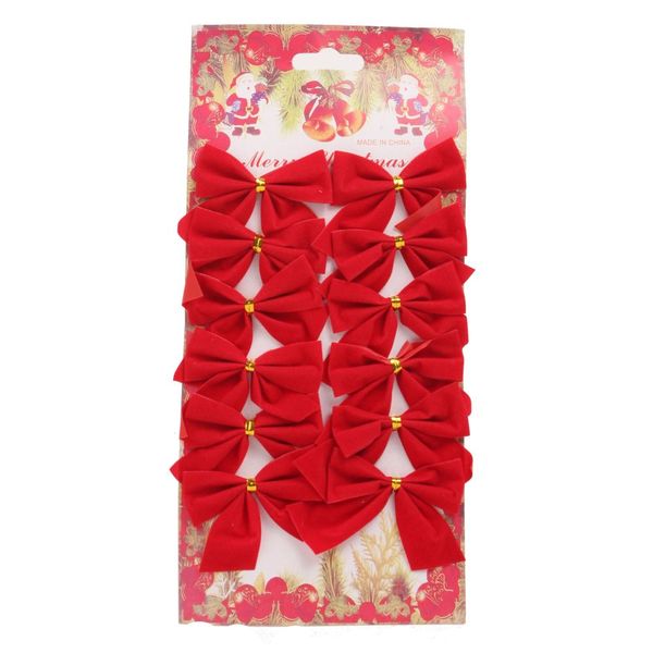 Welurowe kokardki świąteczne zdjęcie 1