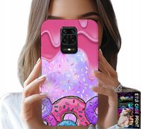ETUI DO XIAOMI NOTE 9 PRO / 9S - SŁODKIE DONUTY Z LUKREM W TLE + SZKŁO