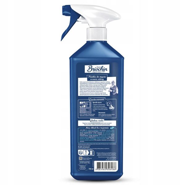 PIANKA DO MYCIA I USUWANIA ZAPACHÓW 750ML BRIOCHIN zdjęcie 2