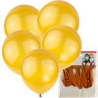 tg53244z balony metallic 5szt złote chrome metaliczne urodziny ślub impreza