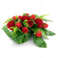 STROIK na GRÓB CMENTARZ Wiązanka Kwiatowa z RÓŻ