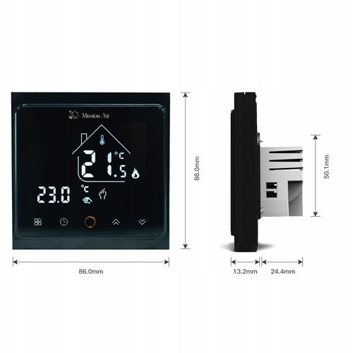 Regulator temperatury MissionAir WiFi + czujnik na Arena.pl