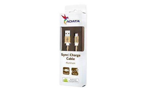 ADATA kabel USB type-A , charge and sync data on Android, złoty na Arena.pl