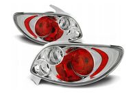 Lampy Tylne PEUGEOT 206 98- HB CHROME