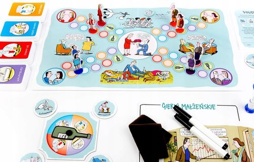 Gierki Małżeńskie, gra towarzyska dla par + Psia kość!, gra rodzinna na Arena.pl